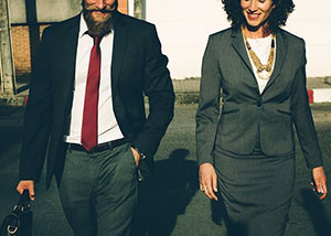 business man woman