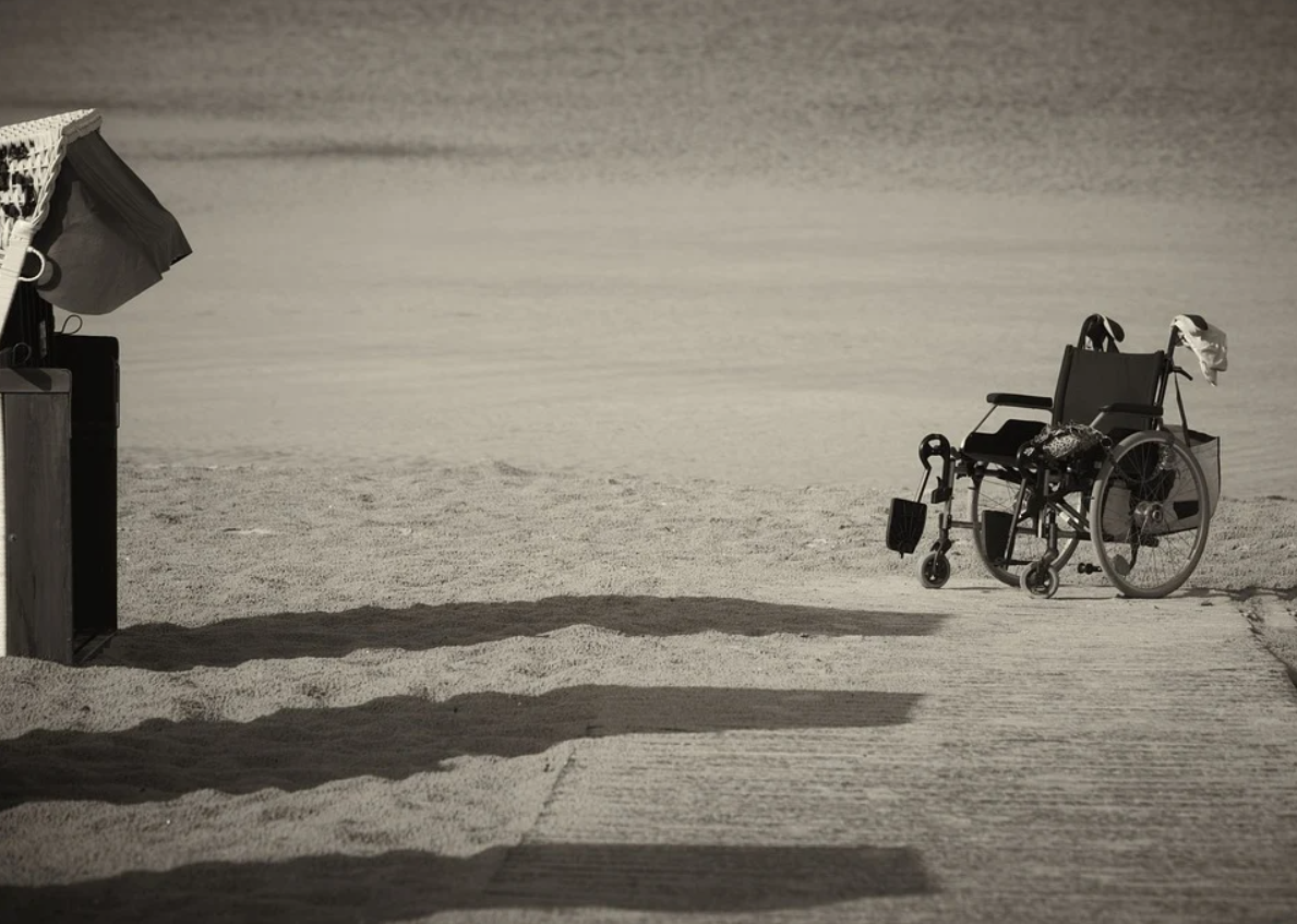 disabile spiaggia
