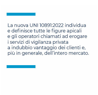 frase UNI 10891 vig privata