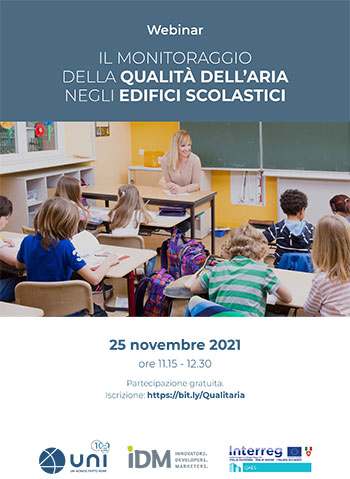 locandina QualitaAriaEdificiScolastici 25nov2021
