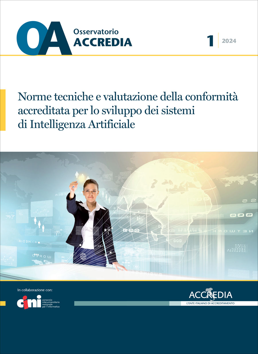 Copertina studio Osservatorio Accredia 1/2024