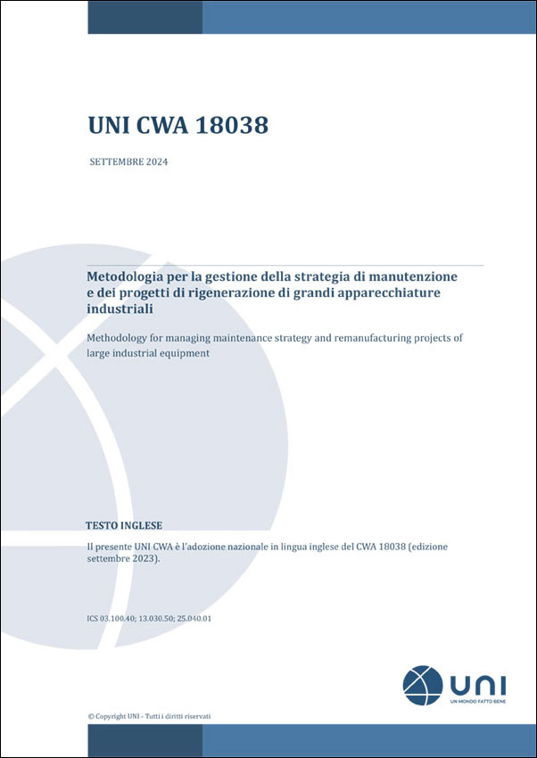 Manutenzione e rigenerazione di apparecchiature industriali UNI